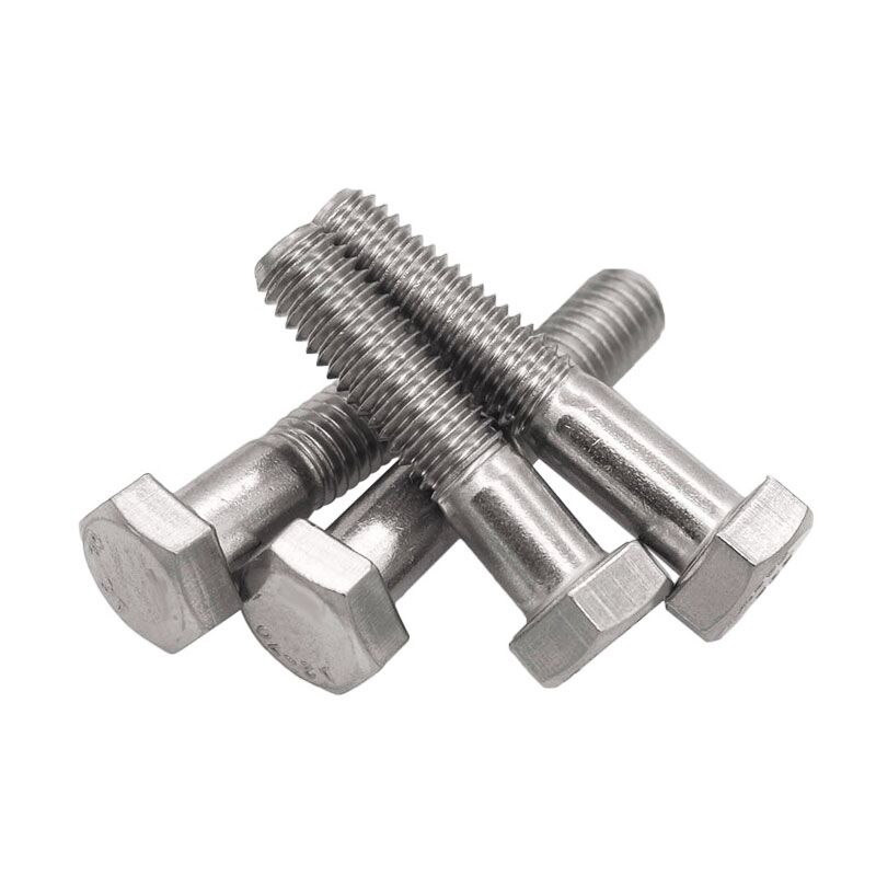 half threaded hex bolt
